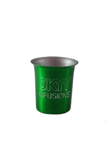 Shot Glass, Green. 2 oz. - Click Image to Close