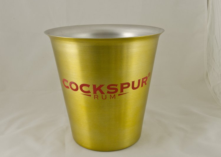 Ice Bucket, Gold. 7 Pints. - Click Image to Close