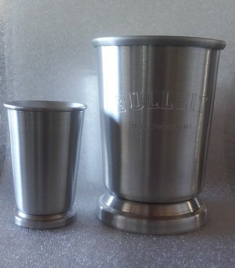 Aluminum Mint Julep Cup 12 oz. & Mint Julep Ice Bucket 48 oz. - Click Image to Close