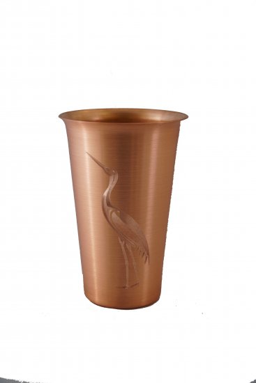 Solid Copper Beer Tumbler. 16 oz. - Click Image to Close